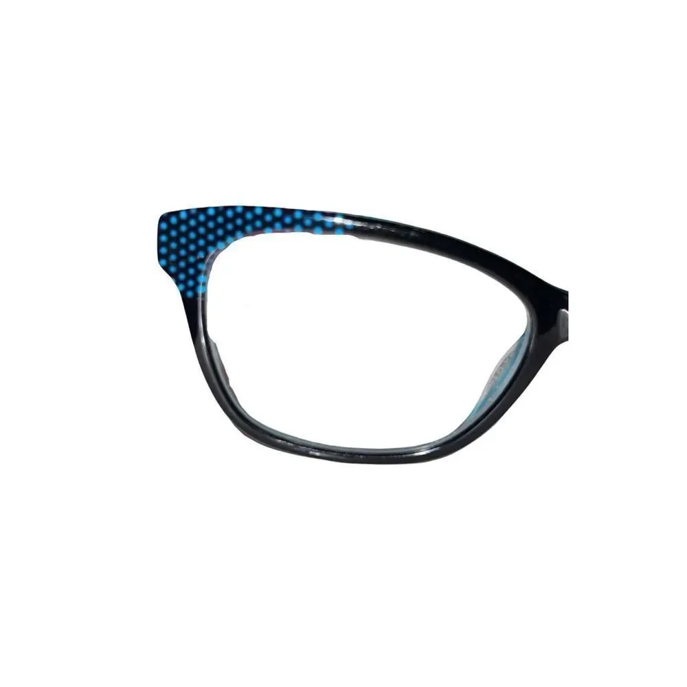 LULU By Lulu Guinness Blue Black Polka Dots Kids Eyeglasses Frames LK009 Glasses